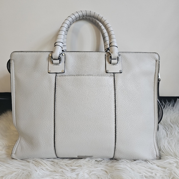 Rebecca Minkoff Borsa Bree Grey Handbag - Picture 2 of 16